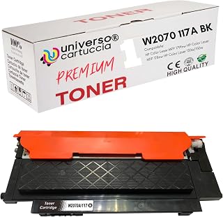 117A W2070 Toner compatibile con HP Color Laser MFP 178nwg 178nw 179fwg 179fnw, HP Color Laser 150a 150nw (NERO)