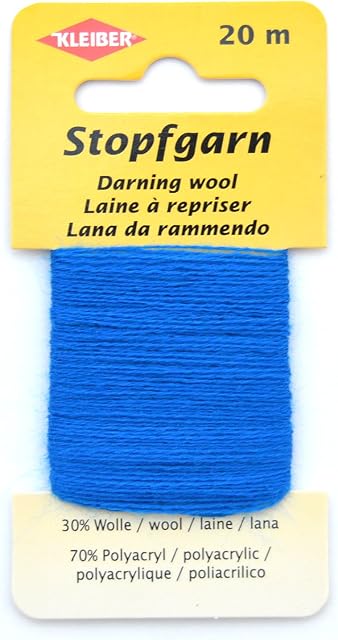 Kleiber 20m Darning Wool-30% Wool / 70% Polyacrylic-Royal Blue