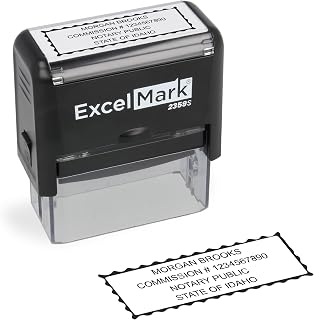 ExcelMark Notary Stamp for All 50 States - Official State Seal - Idaho