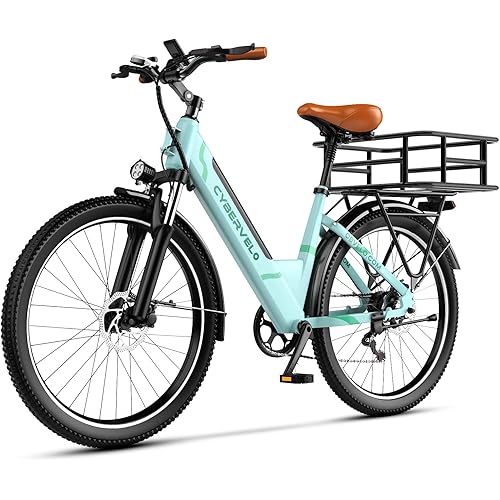 1000 Peak Electric Bike for Adults,up 80 Miles Removable Battery Ebike, 26" Electric E Bike with 7-Speed,Adult Electric Bicycles for Commute Beach Snow Womens/Man All Terrain