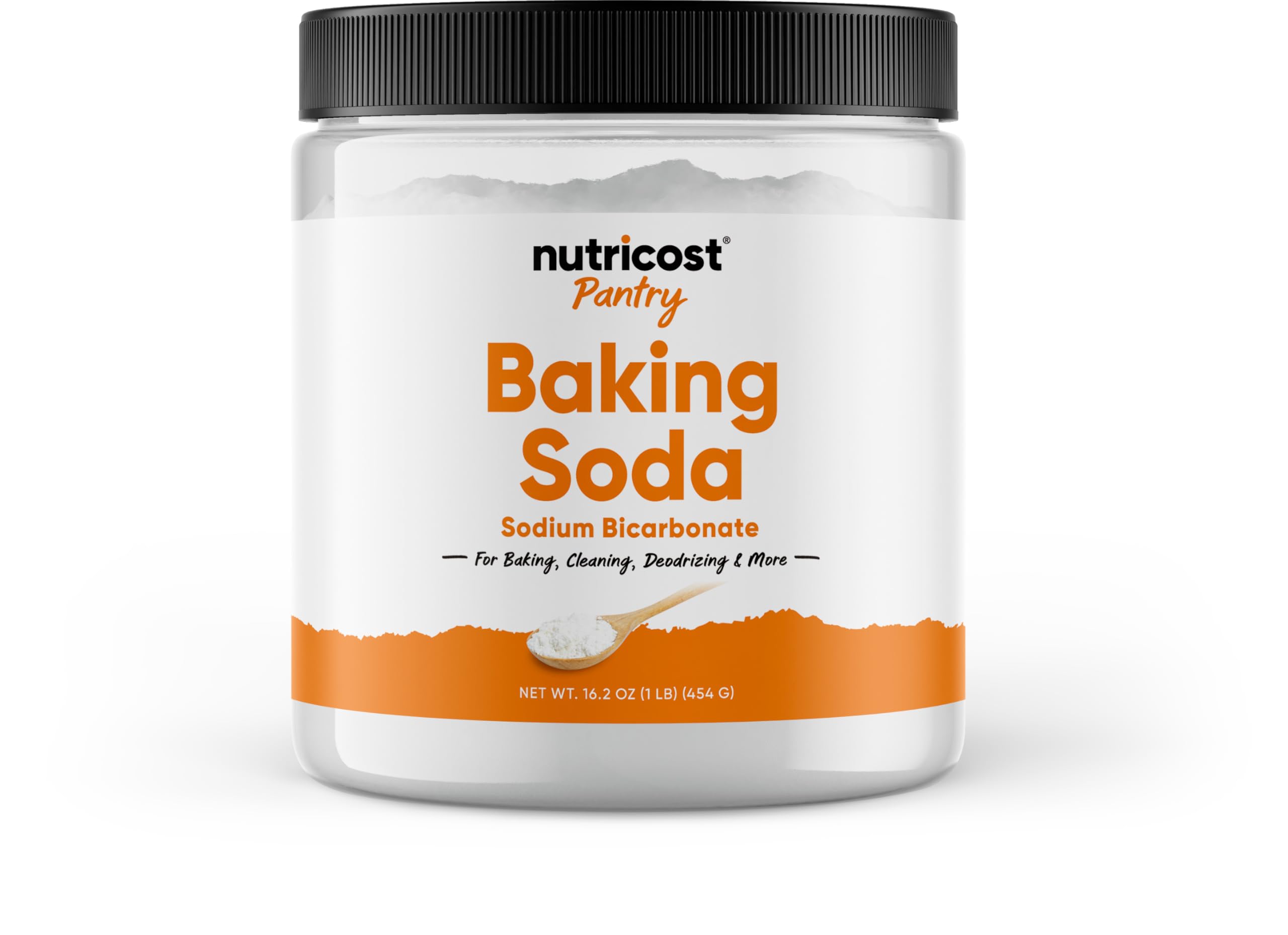 Nutricost Pantry Baking Soda (1 LB) - For Baking, Cleaning, Deodorizing, and More