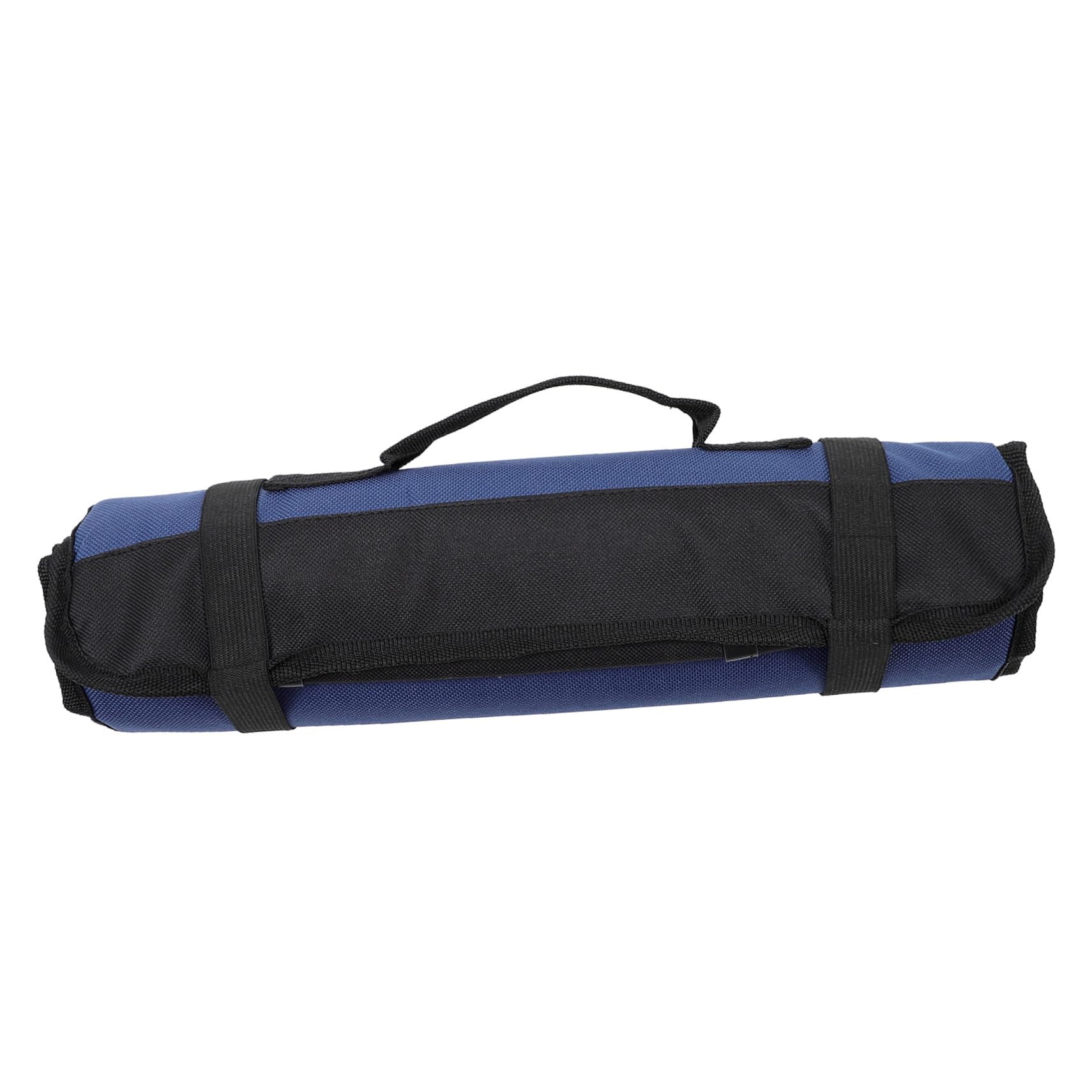 Pochette à couteaux de chef portable en tissu Oxford vert 22 compartiments grande capacité