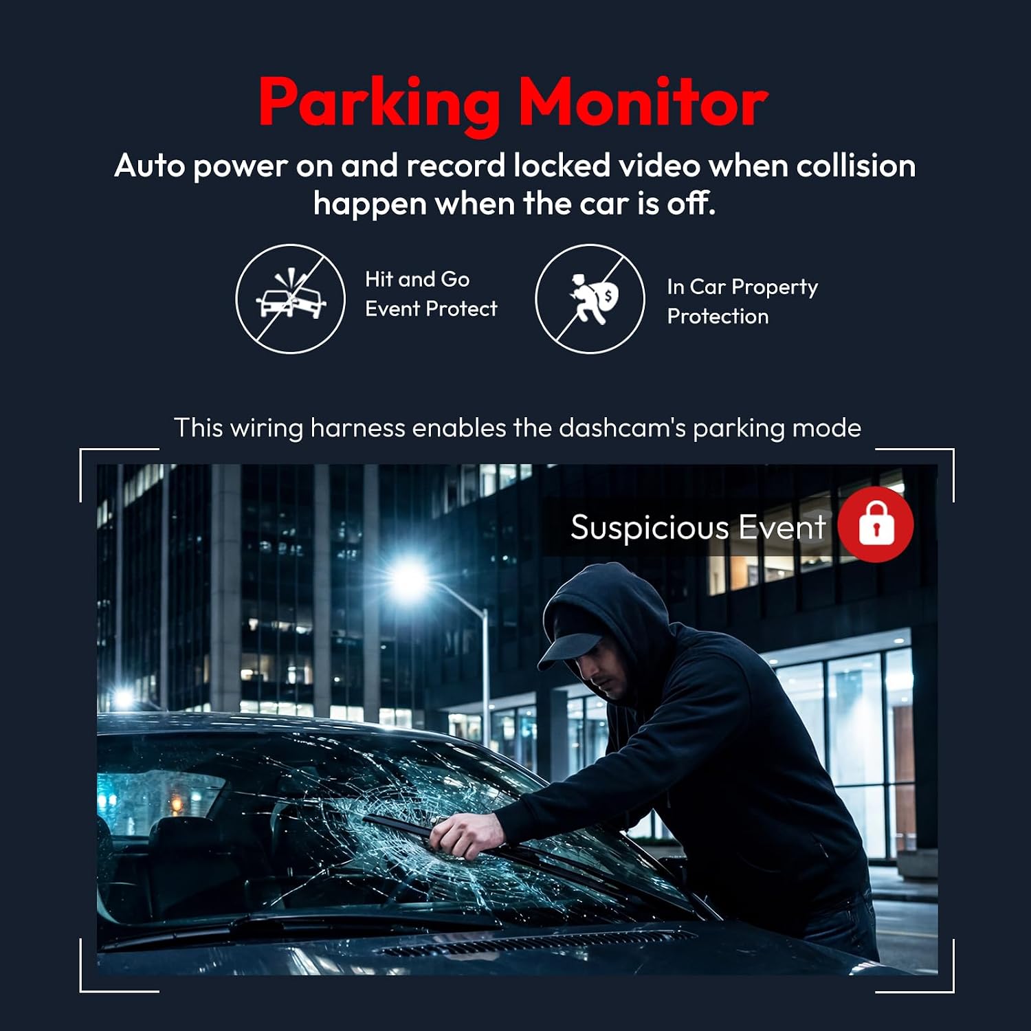 Fuse Box Power Cable for GAIGIT Dash Cams,Upgrade Parking Mod