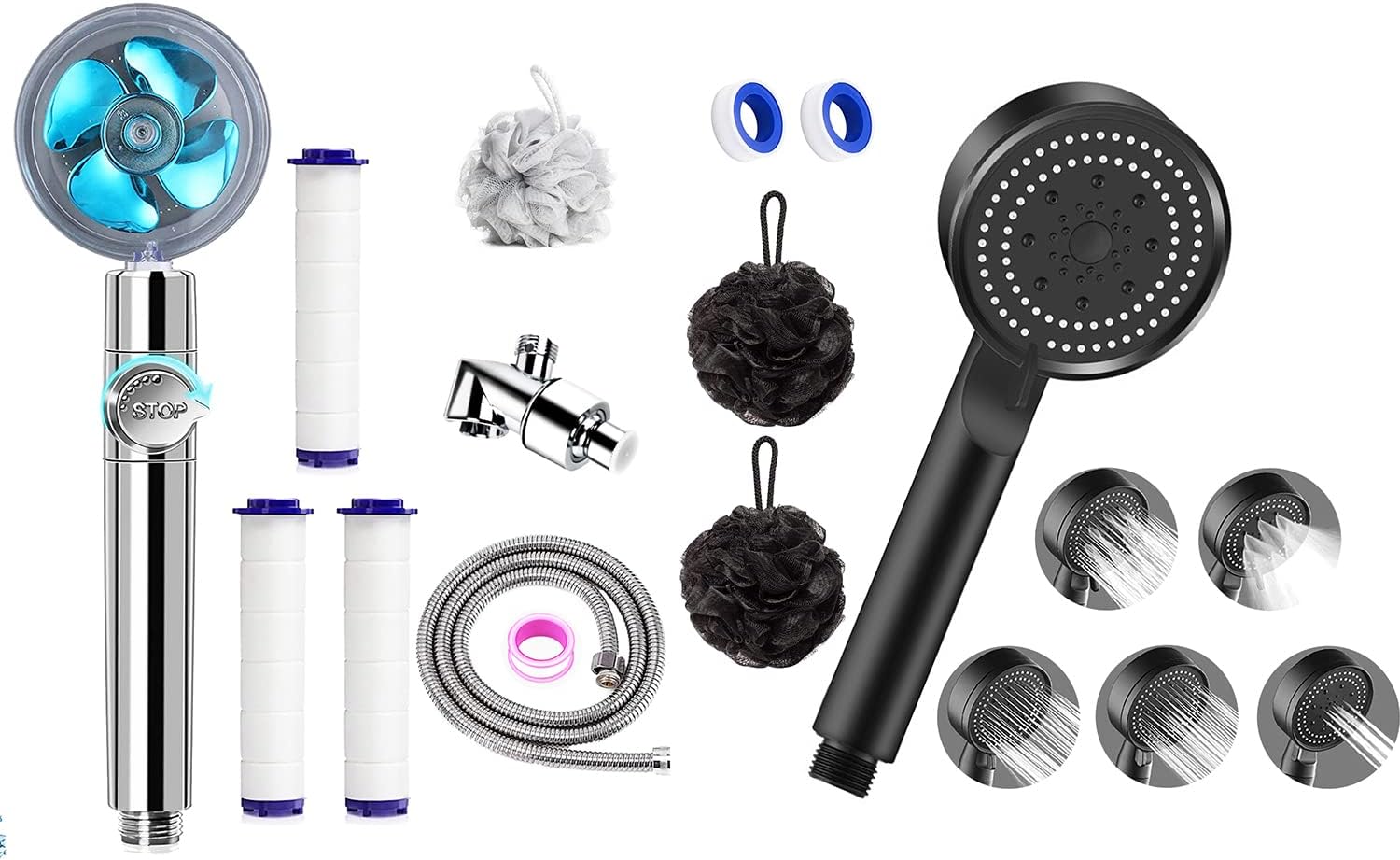 High Pressure Shower Heads, Hydro Jet Shower Head Kit