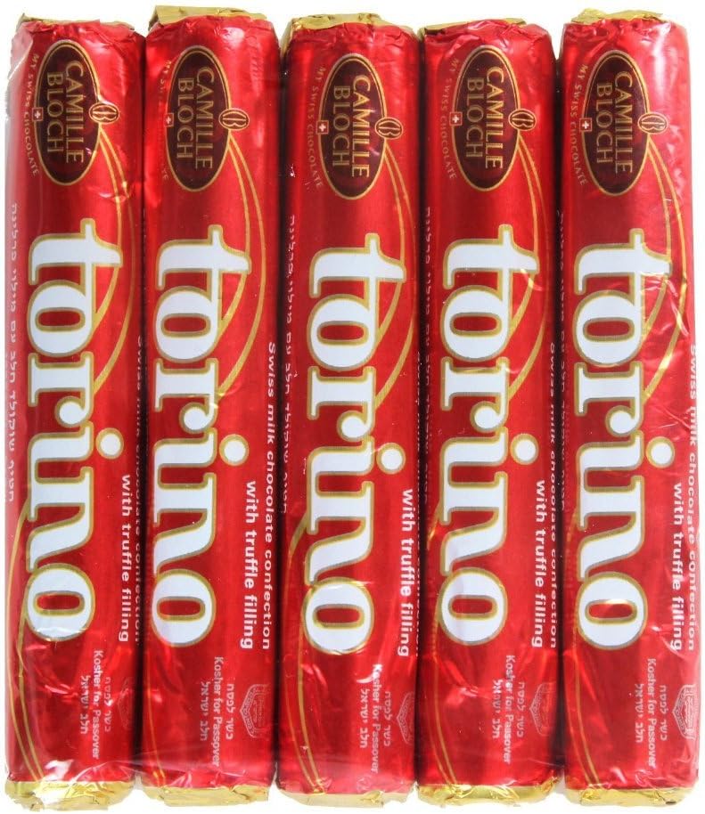 Torino 5 Pack Swiss Chocolate Bars 4oz. (Pack of 4)