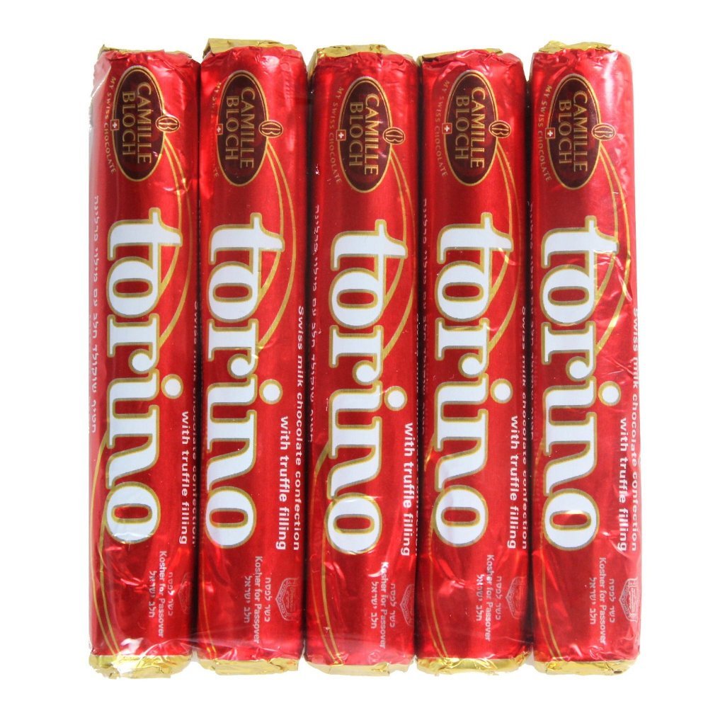 Torino 5 Pack Swiss Chocolate Bars 4oz. (Pack of 4)