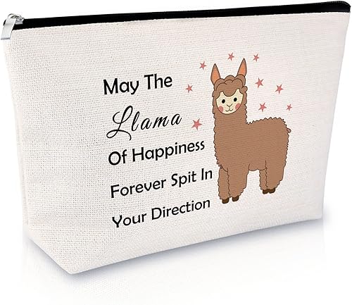 Bolsa de maquillaje de regalo para amantes de los animales, caballo, gato, caracol, tortuga, koala, llama, tiburón, jirafa, rana, nutria, cerdo,