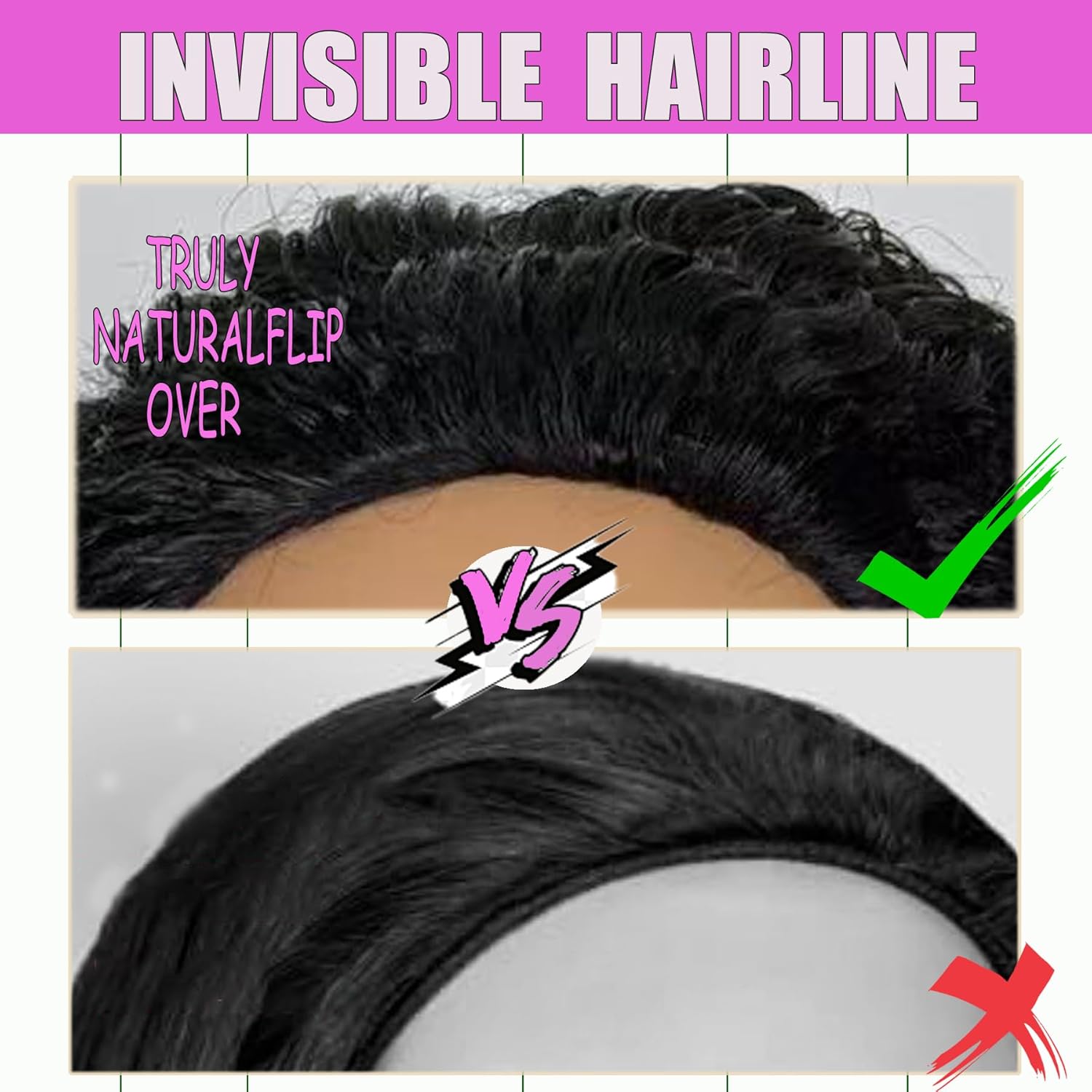 22 Inch Half Wig Human Hair 200% Density Jerry Curly Half Wig 3 In 1 Seamless Flip Over Glueless Wigs Human Hair with Drawstring Beginner Friendly Curly Headband Wig Human Hair for Women Daily Wear