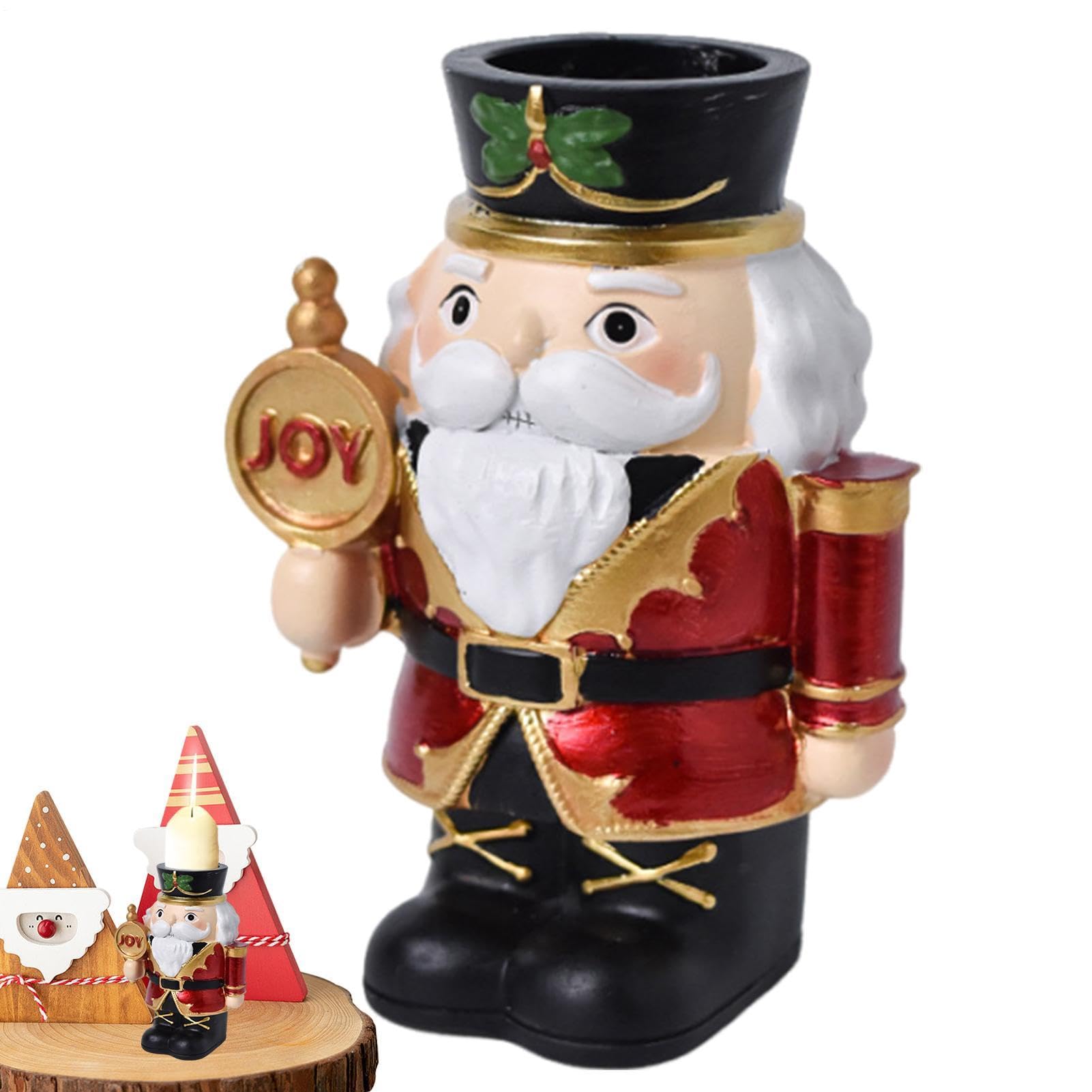 Porte-bougies casse-noisette : sublimez votre table de Noël facilement