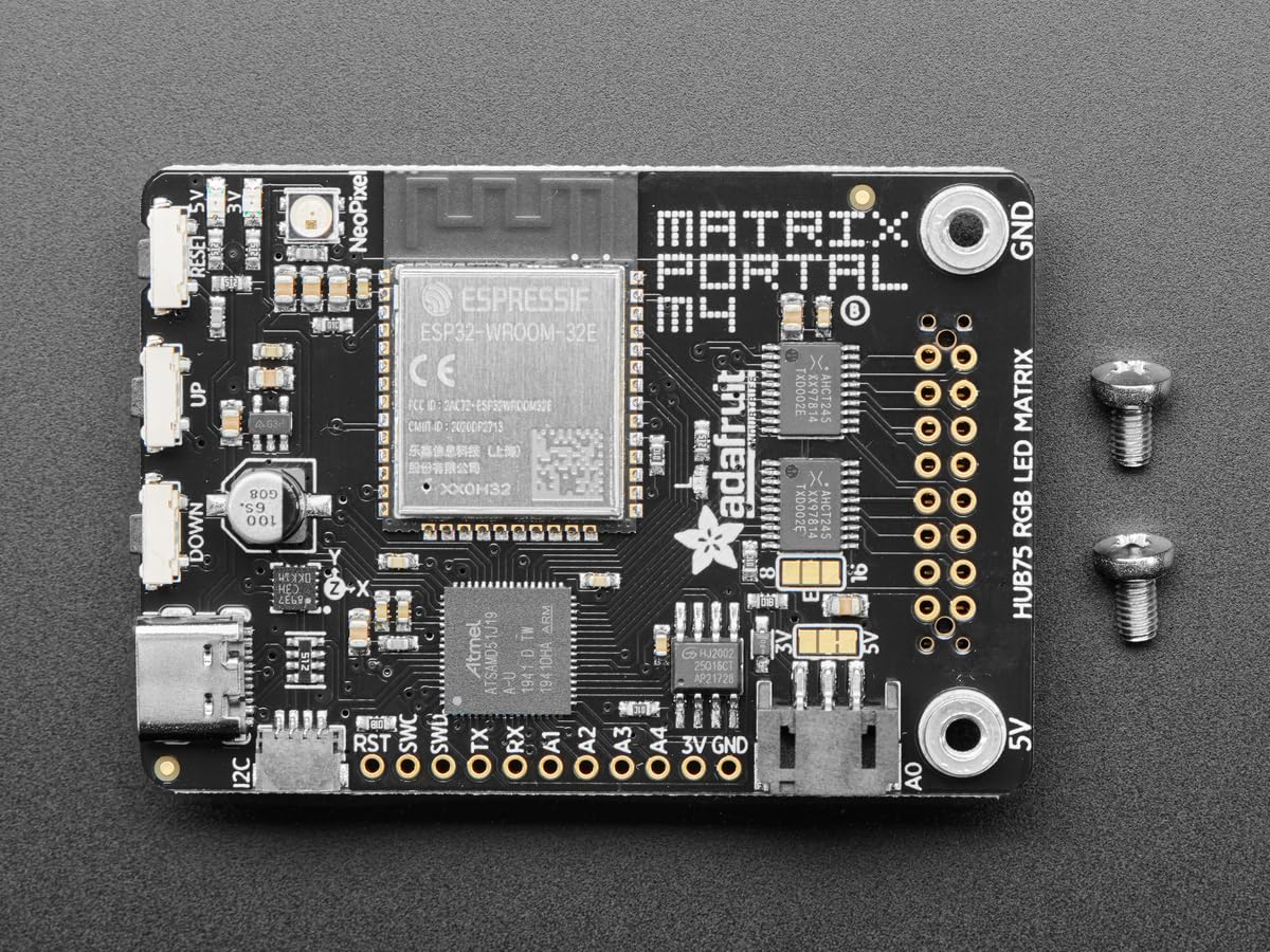 Adafruit Matrix Portal, CircuitPython Powered Internet Display, Cortex M4, 4745