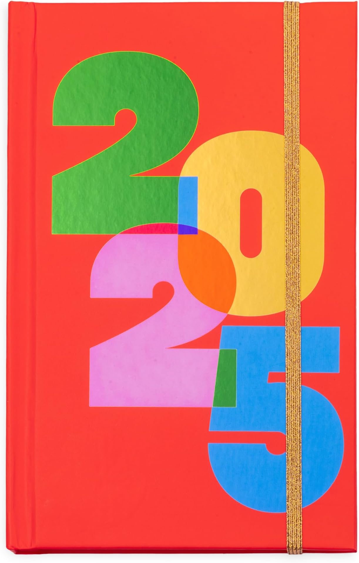 ban.do Daily Planner 2025, Classic Weekly Planner Dated January 2025 - December 2025, Self Care Journal, Hardcover Planner with Monthly Calendar, Stickers, & Pockets, Colorblock