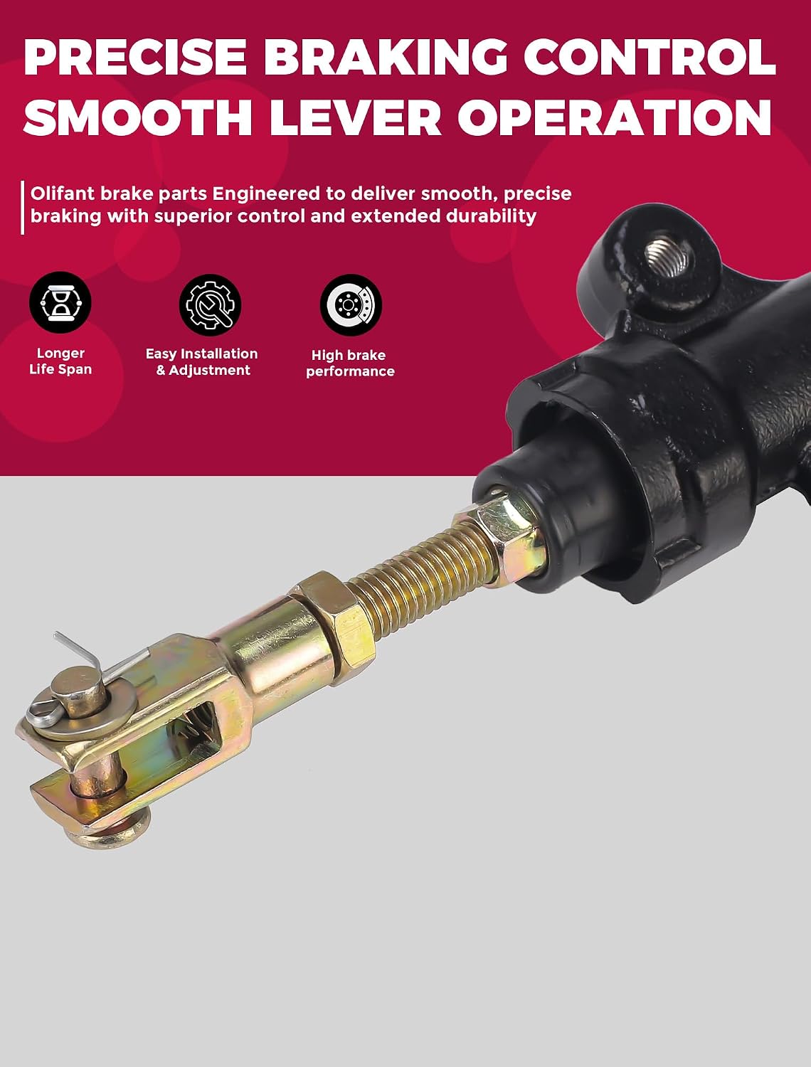 OLIFANT Rear Brake Master Cylinder for Suzuki GS500 GSX 600 650 750 1100 1200 1250 1300R/GSXR GSX-R 600 750 1000 1100 RF600 RF900 SV650 SV1000 Bandit GSF 400 600 1200 1250