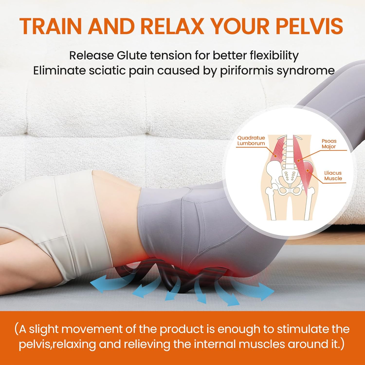 Trigger Point Massager & Psoas Release Tool, Deep Tissue Myofascial Massager for Back, Shoulder Blade, Neck & Hip Flexor Pain Relief, Scapular, Pelvic & Upper-Back Stiffness |Gifts for Mother