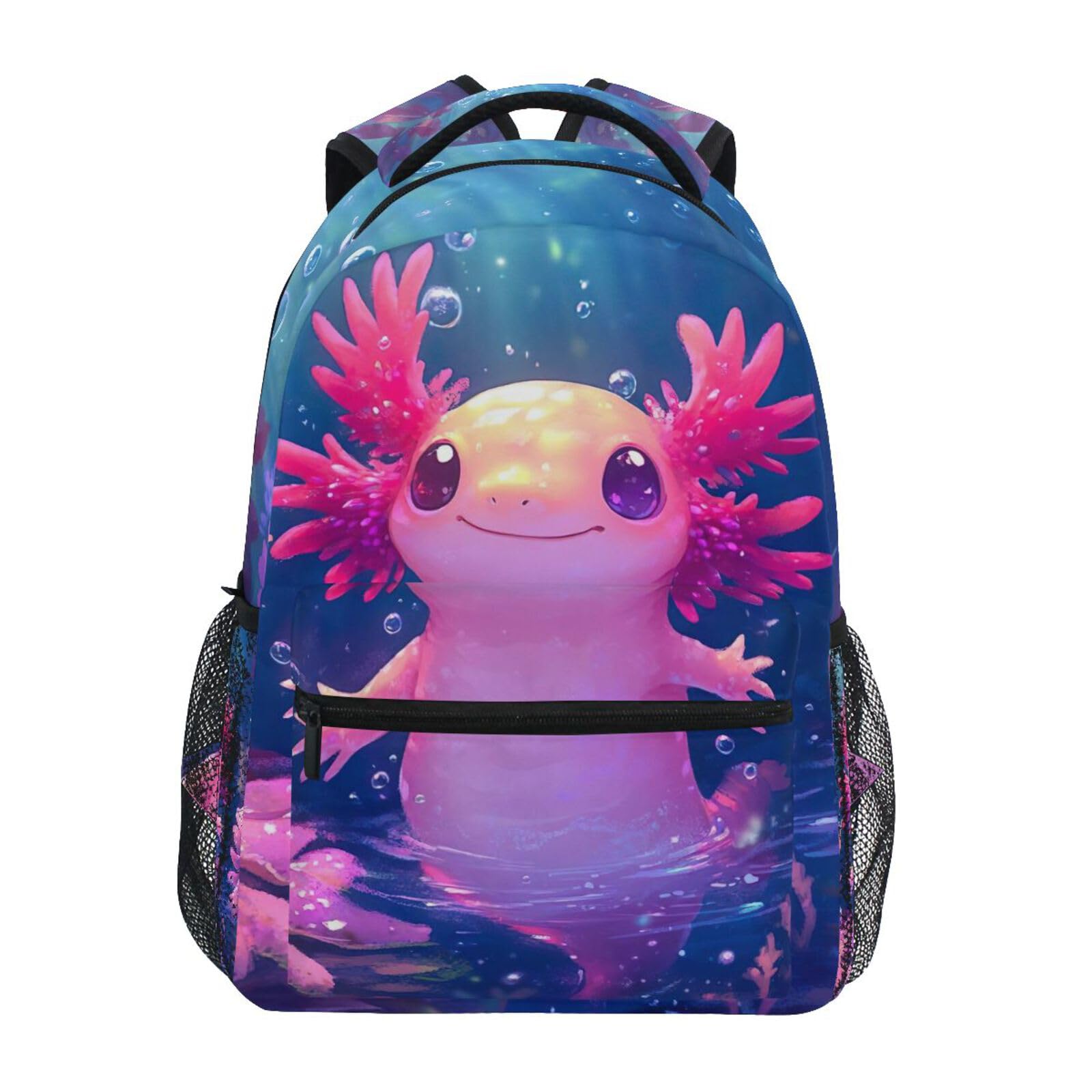 UMIRIKO Cute Axolotl Backpack for Boys Girls Elementary School Bookbag Back Pack 202b6523