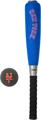 Miniatura 103 de Franklin Sports MLB Bate de béisbol de espuma jumbo + juegos de pelotas, bates de béisbol de espuma de gran tamaño para niños + pelotas de béisbol