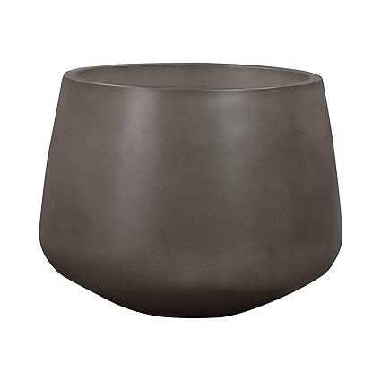 Armen Living Planter, Concrete, Gray, L