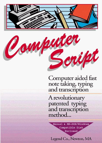 ComputerScript Speed Typing and Transcription Software (CD & manual ...