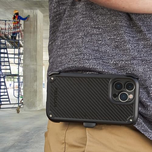 Miniatura 3 de Serie Shield de Pelican - Funda fina de Kevlar para iPhone 13 Pro, protección contra caídas de 21 pies, funda de 6.1 pulgadas de Kevlar