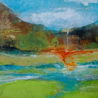 ArtDirect The River Overflow Unframed Art Print Giclee Poster by Beer, Pamela K. - Ready for Framing with Customization Sizes 8x8, 11x11, 16x16, 24x24, 36x36, and 48x48 Inches