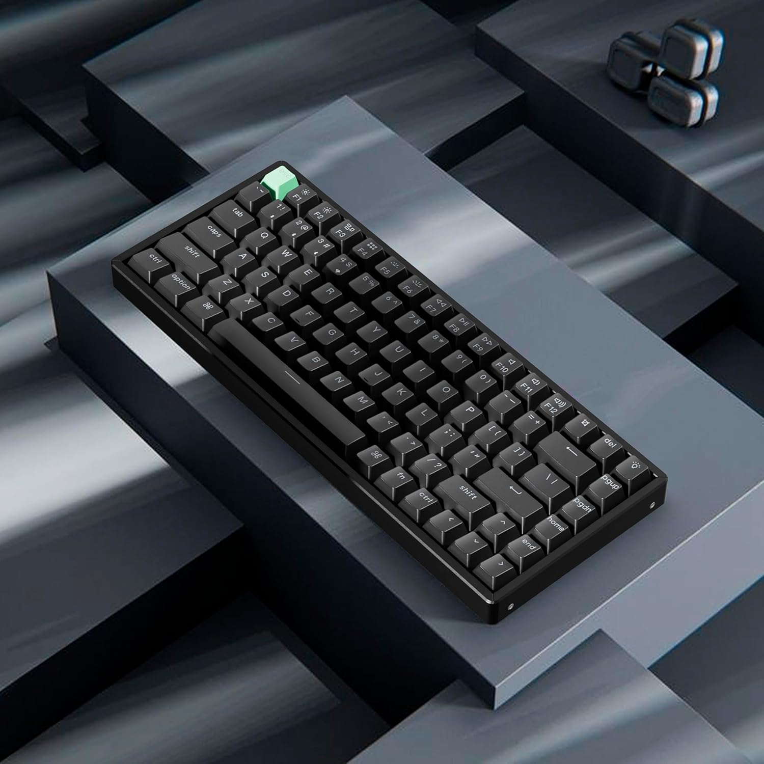Keychron K2 HE Rapid Trigger Wireless Custom Mechanical Keyboard with Hall Effect Gateron Double-Rail Magnetic Switch, QMK 2.4 GHz Bluetooth 5.2 RGB Compatible with Mac Windows Linux - Aluminum
