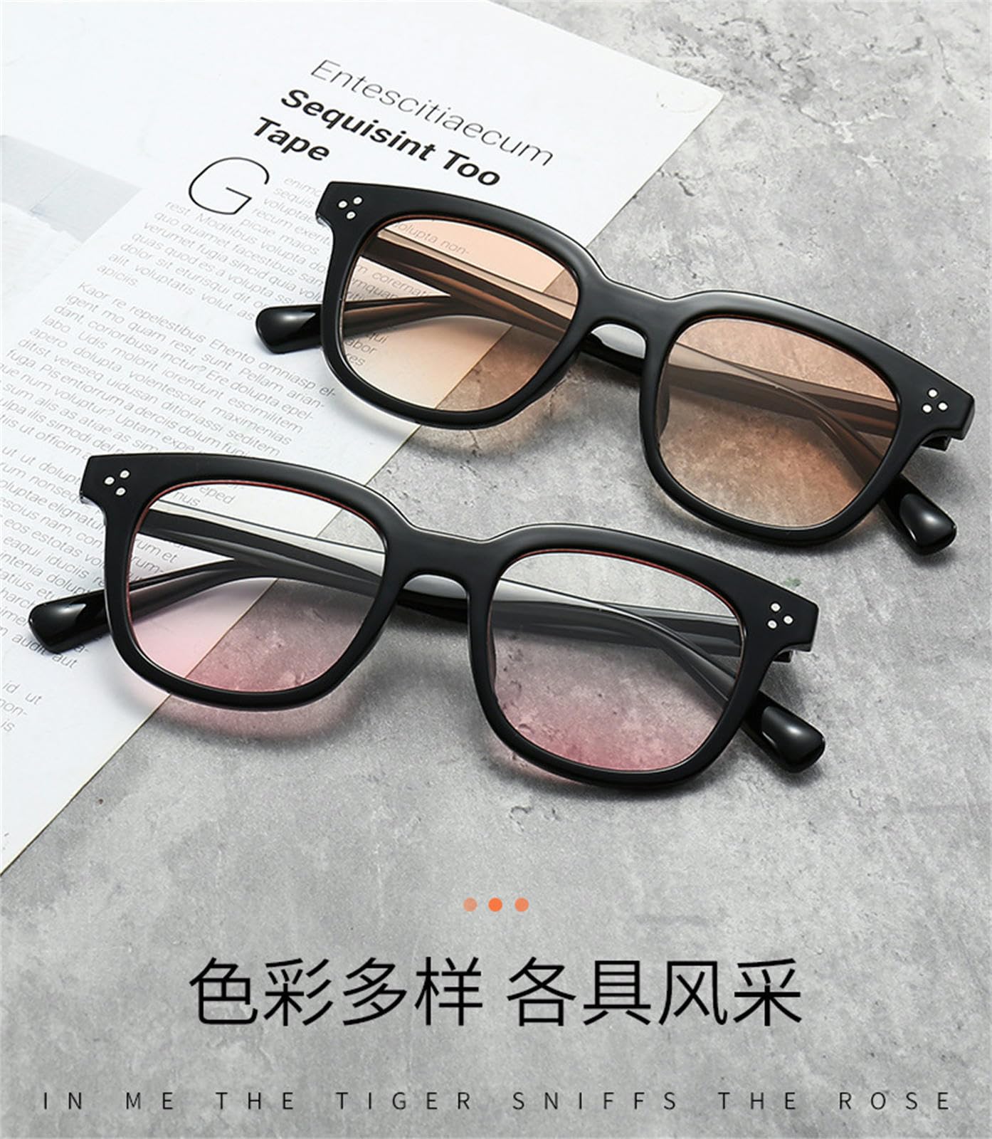 Occhiali da Sole da Donna Occhiali da Sole per Donne Protezione Solare Occhiali da Sole da Sole da Sole Guida per Gli Uomini per Uomini-pieni Gialli Chiari con Cornice Nera