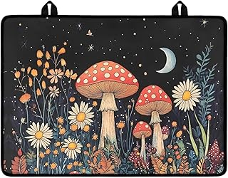 Stove Top Covers for Electric Stove, Thickened Silicone Stove Mat for Glass Top Stove Glass Stove Top Cover Protector Oven Range Top Cover Dish Drying Mat Mushroom