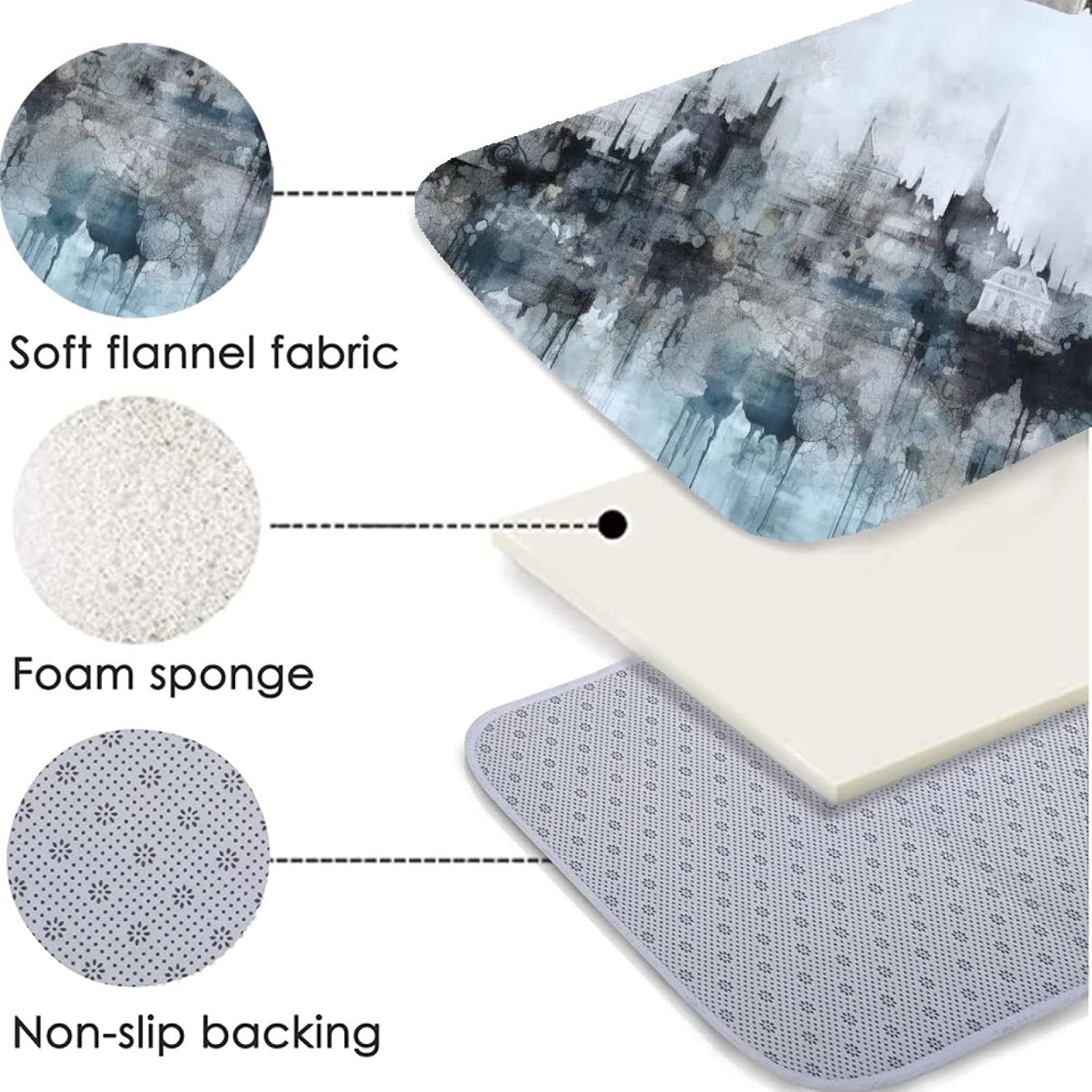 Nordic Style Abstract Decorative Rug for Living Room Soft Flannel Bedroom Decoration Carpet Light Colour Lounge Sofa Floor Mats(80x120cm 31.5x47.2in/Flannel-3)