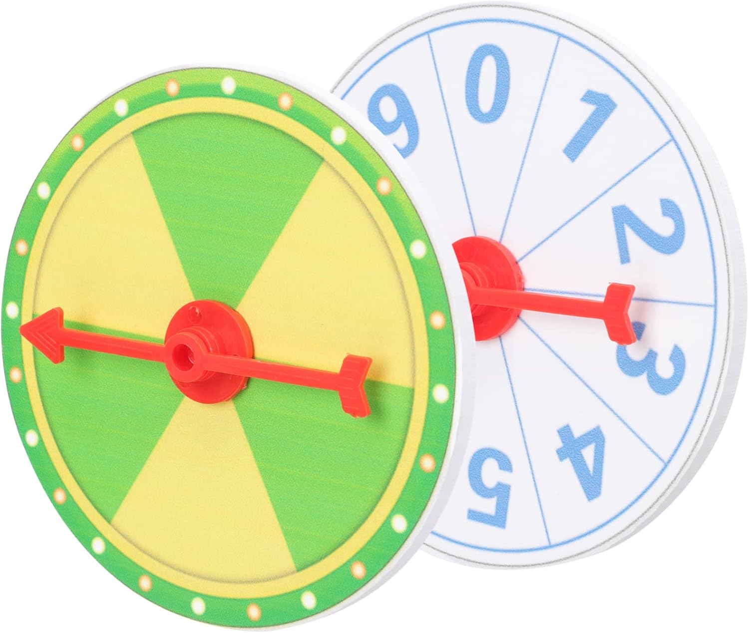 ABOOFAN 5sets 2pcs Prize Wheel Game Compact Roulette Wheel for Parties Material Fun Raffle Game Turntable for Adults Party Supplies 2pcs*5