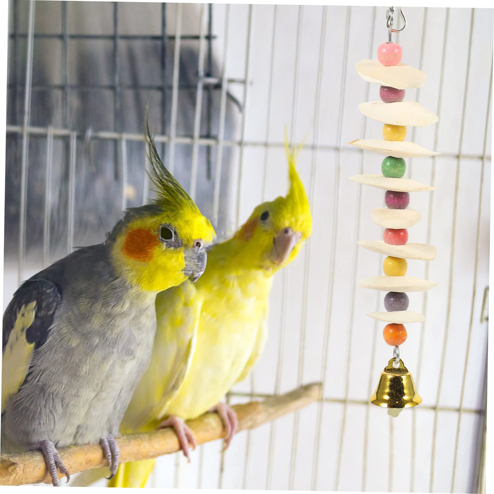 BESPORTBLE 5stücke Vogelspielzeug Aus Für Papageien Langlebiges Kauspielzeug Für Wellensittiche Und Kleinvögel Für Beschäftigung Und Zahnpflege Mit Hängendem Design Und Hochwertigen