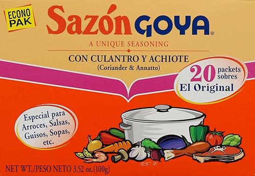 Vista 10 de Goya Foods Sazón Condimento con cilantro y Annatto, 1.41 onzas (paquete de 36)