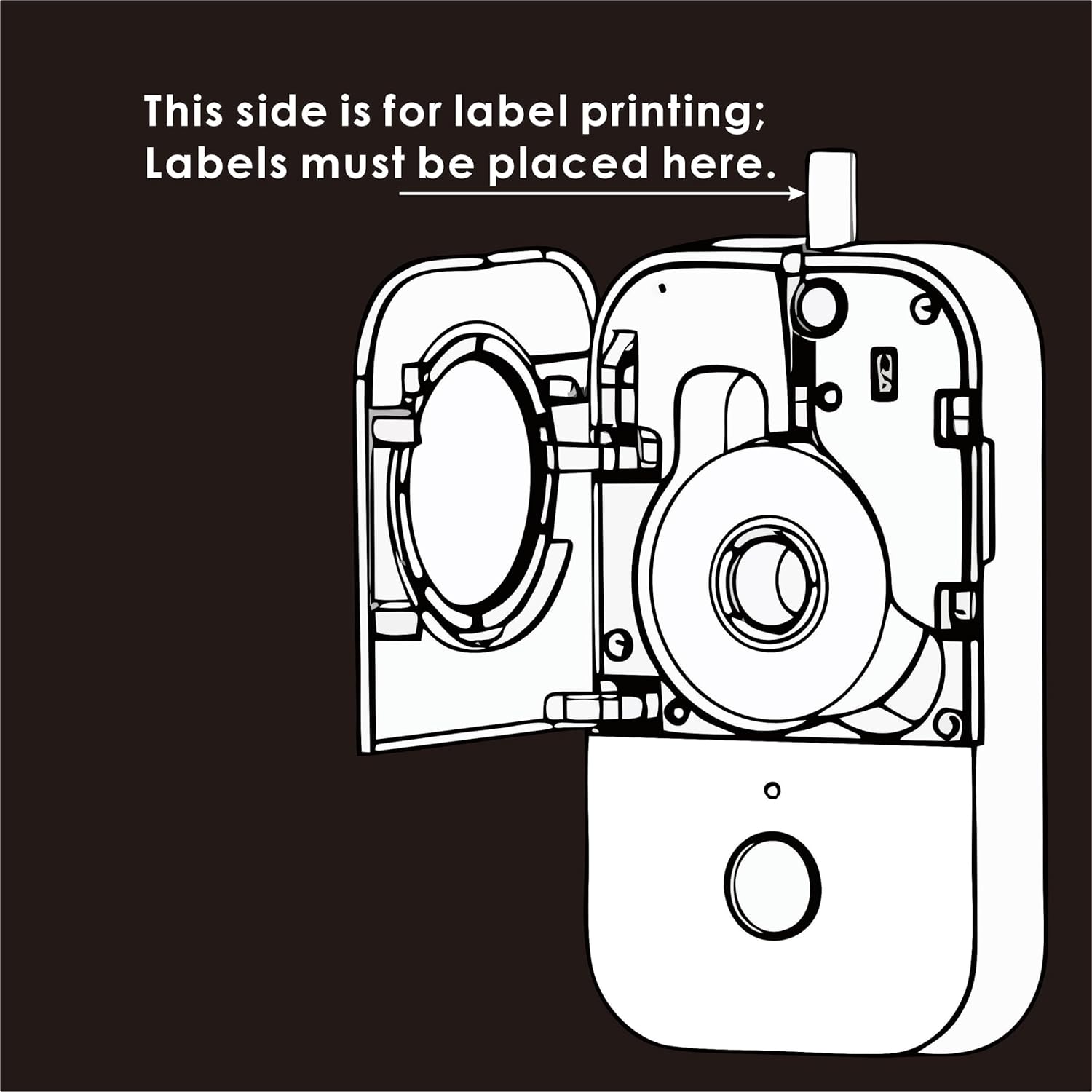 for Phomemo D30 Labels, 3/8" X 1 1/2" (12mm X 40mm) 160 Labels/Roll White, D30 Label Tape Compatible for Phomemo D30 Label Printer Refill for Print Master D30 Q30 D35 Labels Refill 3 Rolls - Image 4