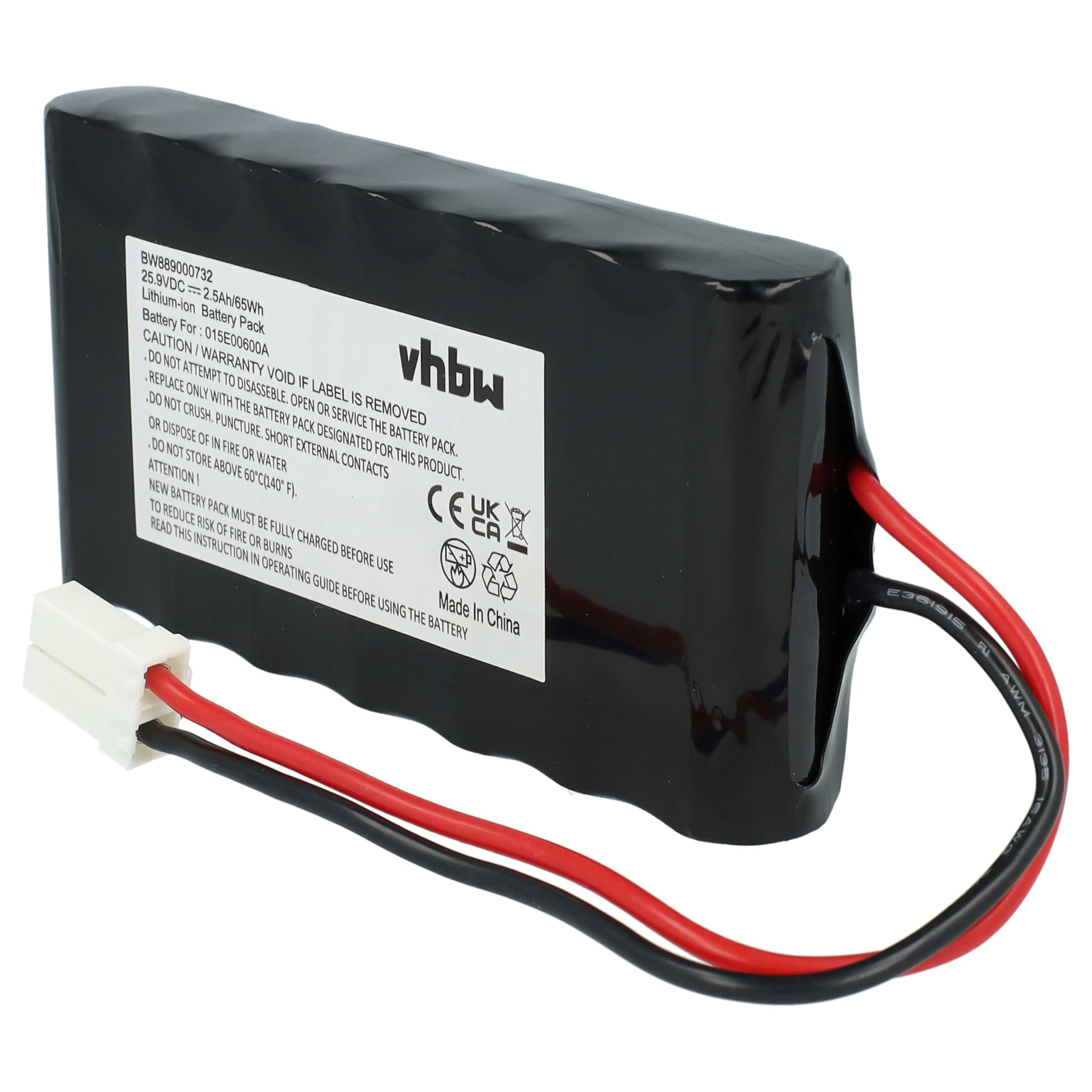 vhbw Batterie Compatible avec Tech Line Next Tech DX2, LX2, SX2 Robot Tondeuse Tondeuse (2500mAh, 25,9V, Li-ION)