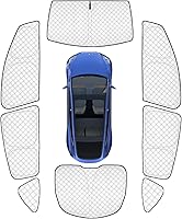 Vista 67 de KMF - Parasol de repuesto para parabrisas, cubierta para ventana lateral y trasera, cubierta protectora para visor, para campamento, bebé, bloqueo