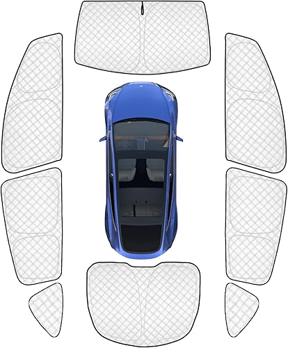 Miniatura 194 de KMF - Parasol de repuesto para parabrisas, cubierta para ventana lateral y trasera, cubierta protectora para visor, para campamento, bebé, bloqueo
