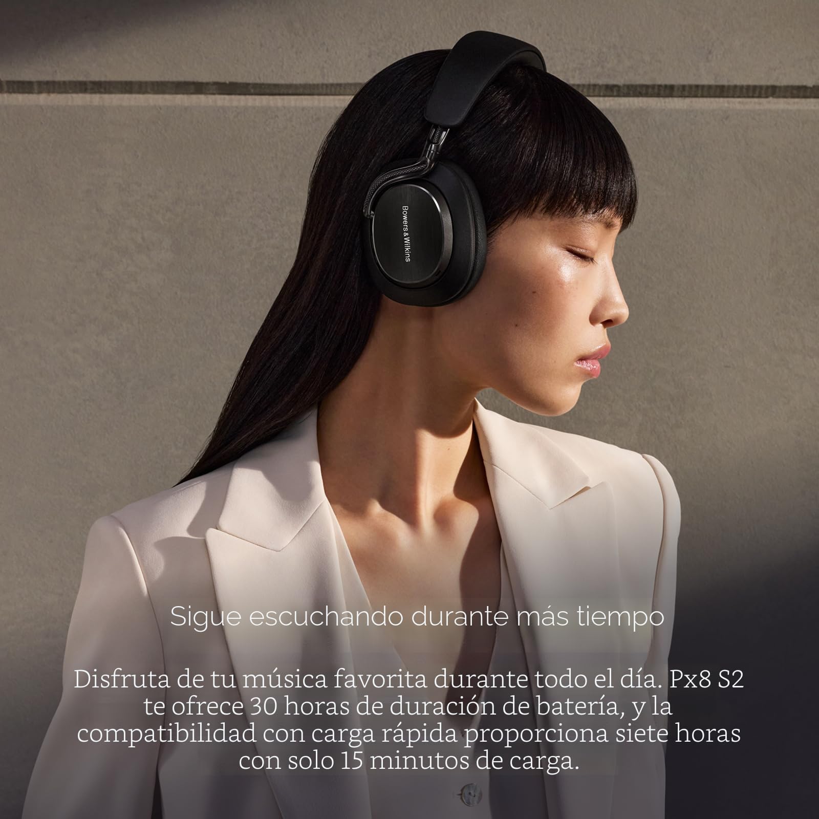 Amazon.com: Bowers & Wilkins Px8 S2 Auriculares inalámbricos sobre