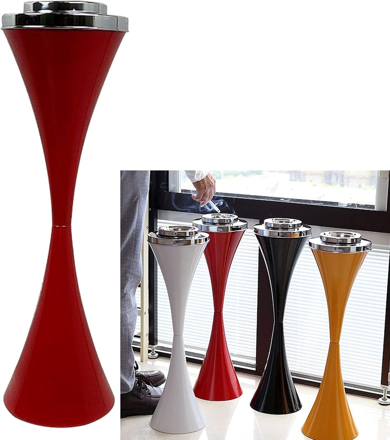 Amazon.com: Floor Ashtray Stand for Cigarettes - Standing Ashtray ...