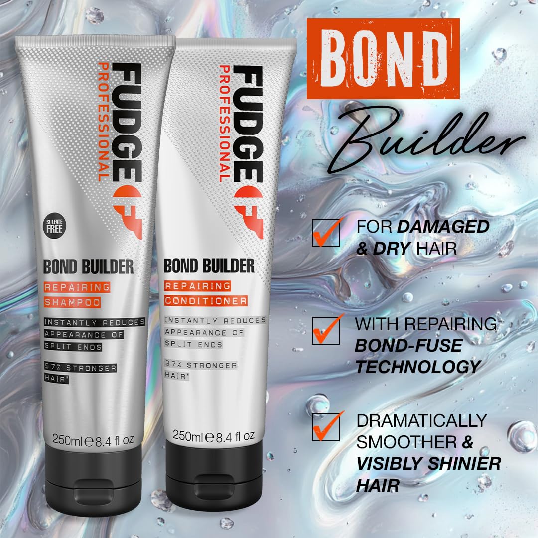 Fudge Professional Bond Builder Repairing Conditioner, Strengthening PlexPro Technology, Sulphate Free and Vegan, 250ml - Image 3