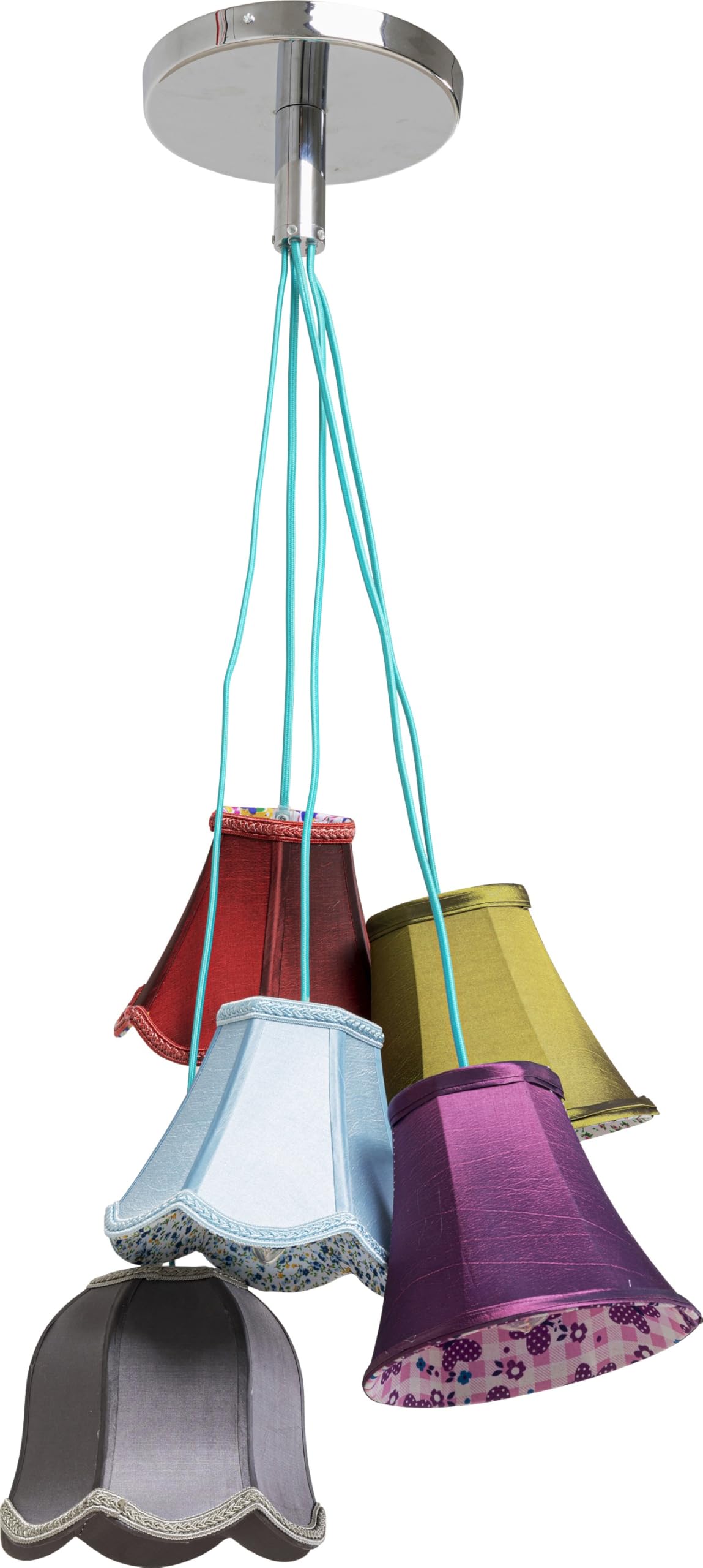 Suspension d'intérieur haut de gamme Saloon Flowers en acier de style Statement Kare Design