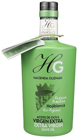 HACIENDA GUZMAN Organic Hojiblanca Extra Virgin Olive Oil, 16.9 FZ