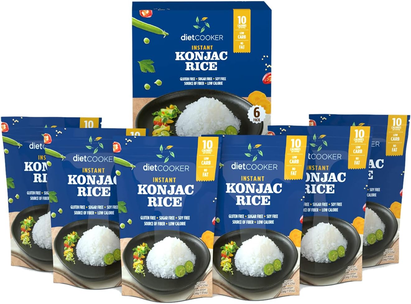 DIET COOKER Rice - 6-Pack