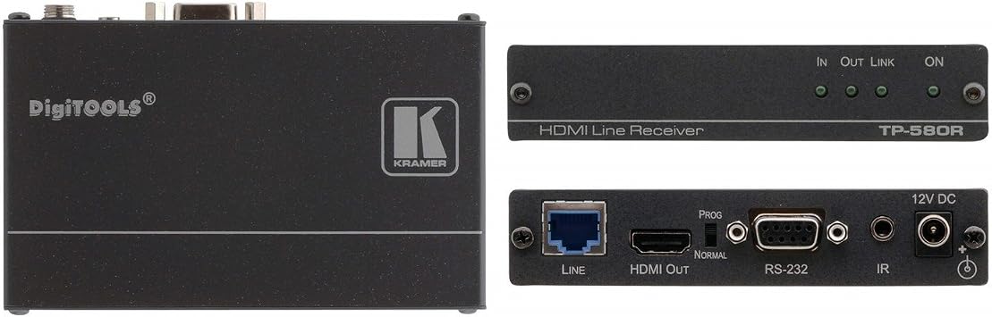 Kramer TP-580R | 4K UHD HDMI IP over Twisted Pair HDBaseT Receiver