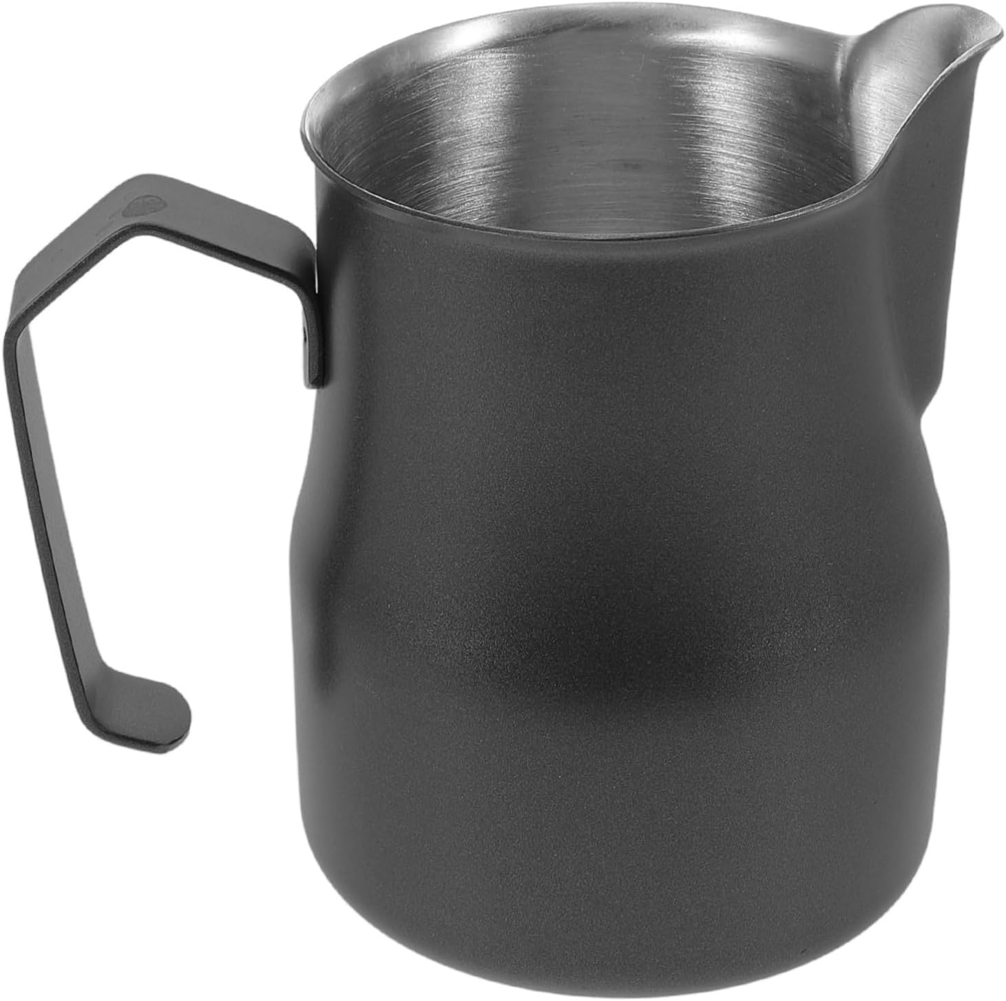 jojofuny Embossed Stainless Steel Milk Frothing Pitcher with Pointed Spout for Precise Pouring for Espresso Machines and Latte Art Enthusiasts at Home