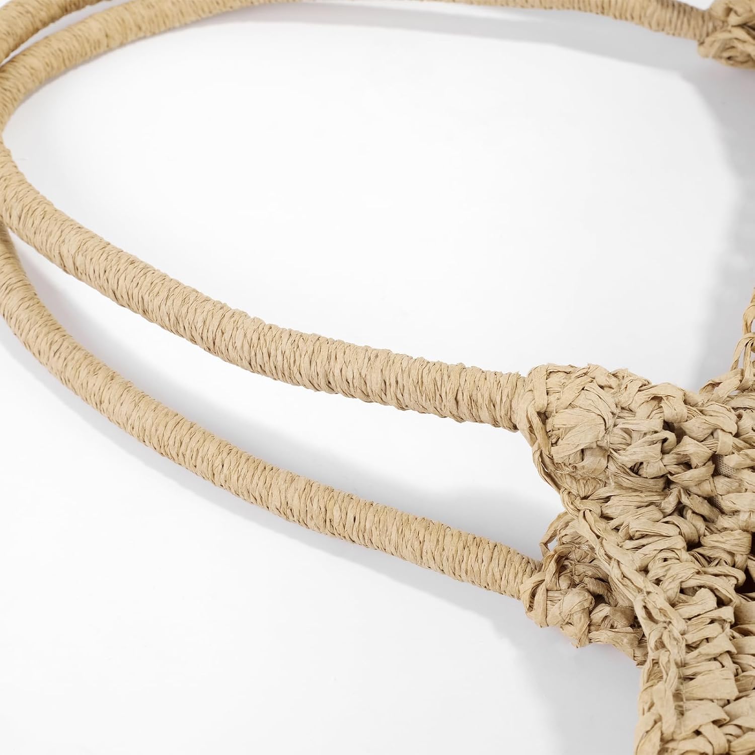 Straw Purses for Women 2025, Large Beach Bag Summer Beach Tote Hand Woven Purse Shoulder Handbags for Vacation - Image 4