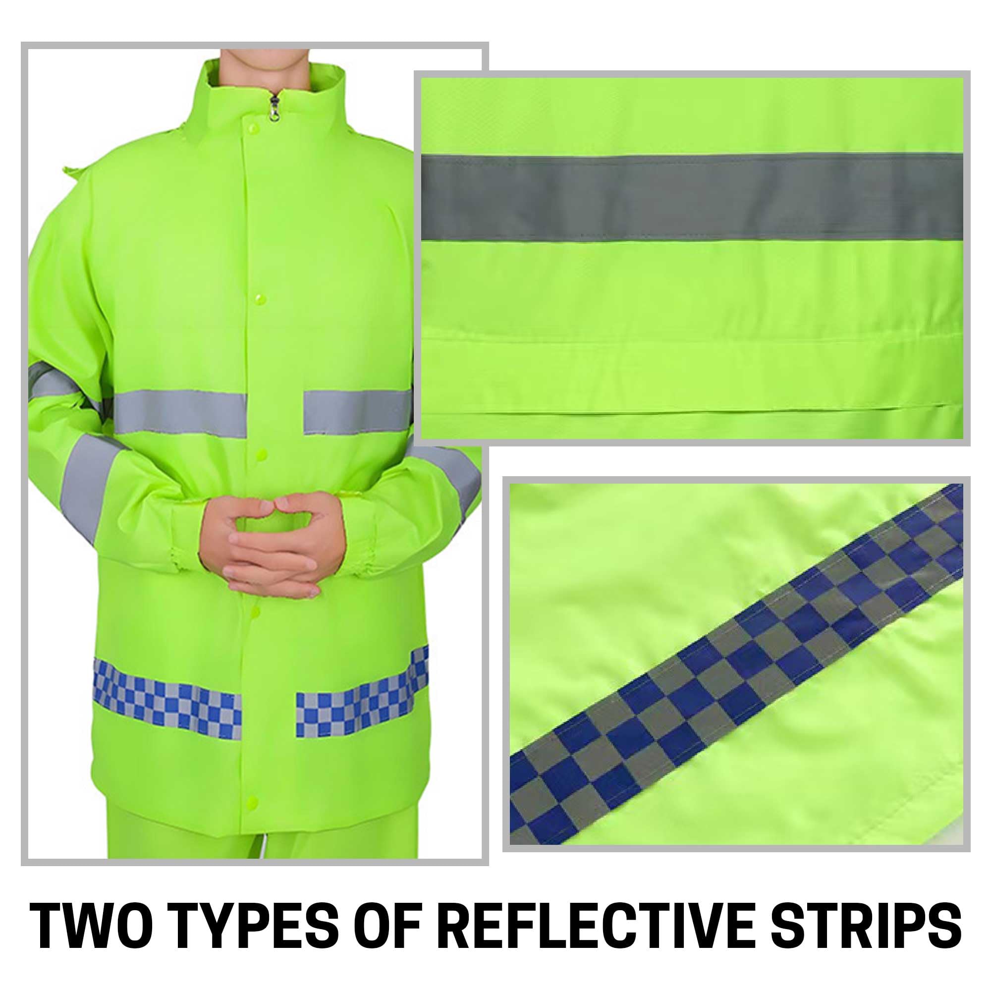 Spersonalizowana kurtka robocza Hi Vis na każdą pogodę, wodoodporny, odblaskowy płaszcz przeciwdeszczowy z nadrukiem logo dla bezpieczeństwa i logistyki