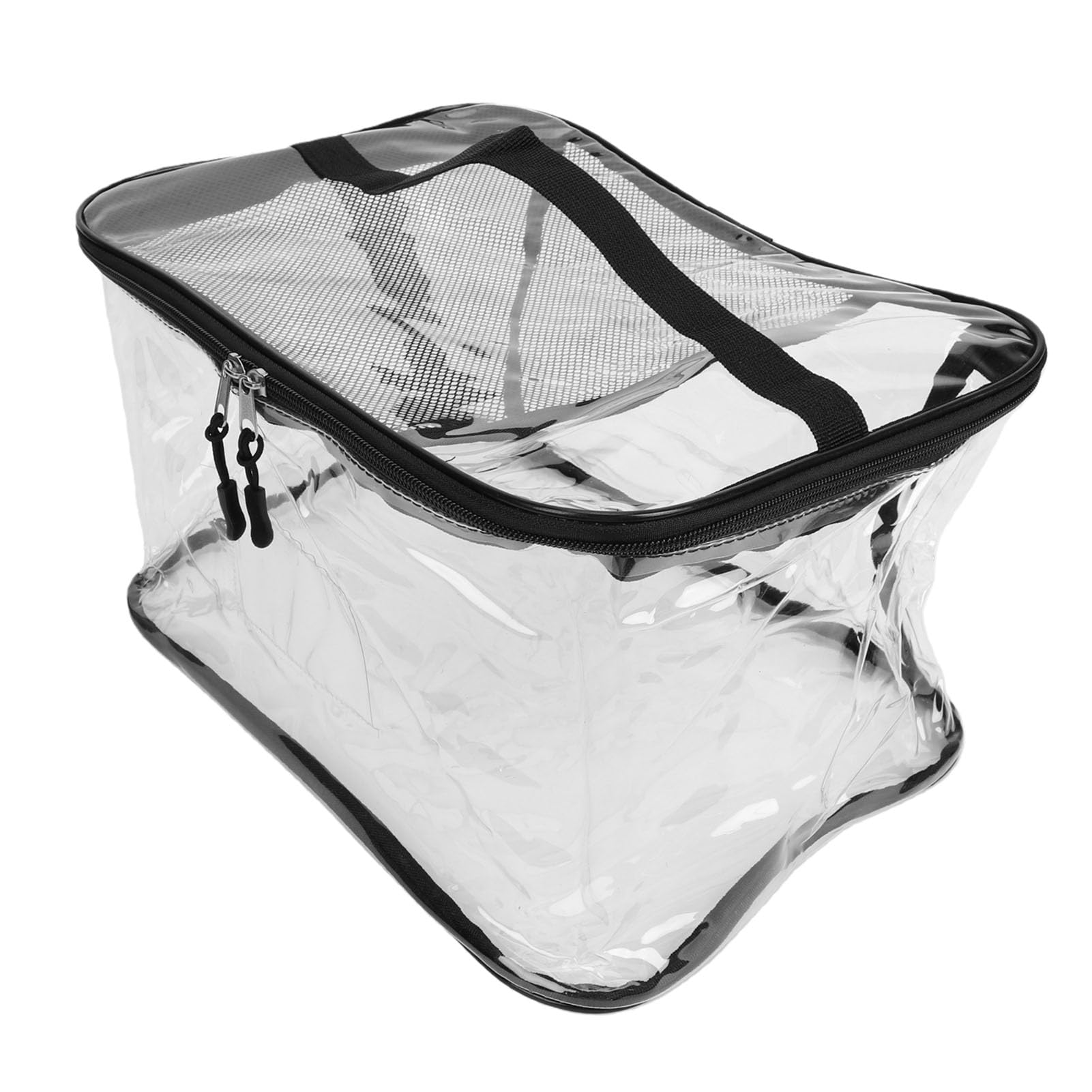 YUYTE Bolsa de Almacenamiento de Juguetes Transparente Organizador de Bloques de Construcción para Niños con Asas con Cremallera a Prueba de Polvo de PVC Transparente para Juguete