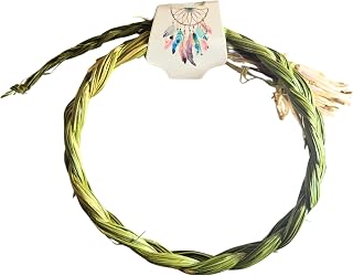 Sweetgrass Braided 24” Sweet Grass for Smudging –Organic Natural Sweet Grass Braid for Cleansing, Smudging (Sweet Grass 24")