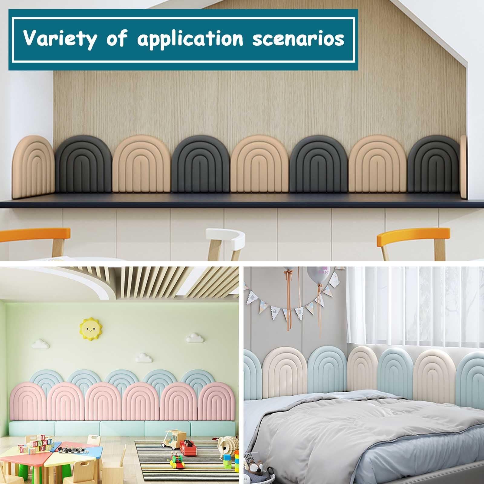 Pannelli Imbottiti Per Pareti 40x20cm - Rivestimento Morbido Per Camera Da Letto, Soggiorno E Ufficio - Foto 6