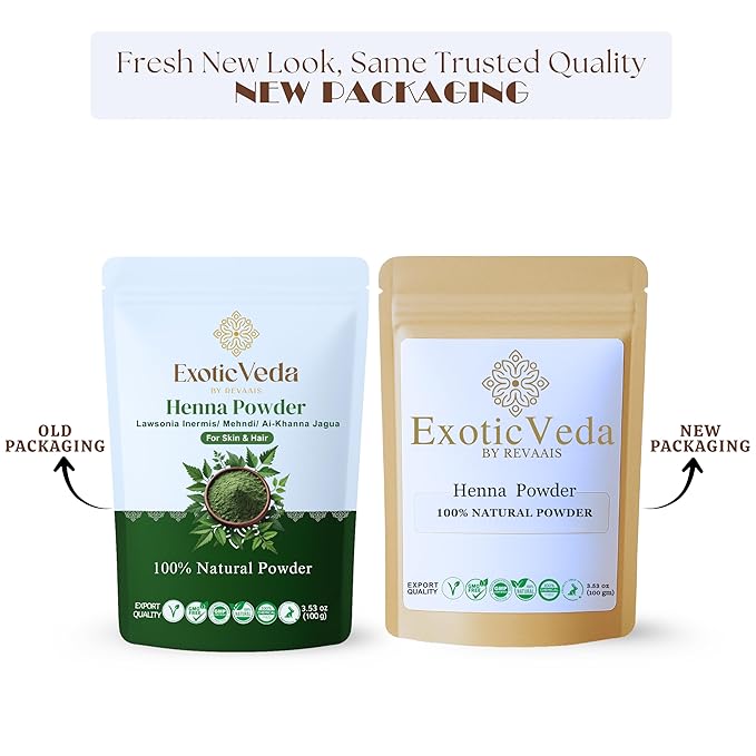 Henna en Polvo 100g 100% Pura Natural para Tinte de Cabello miniatura 8