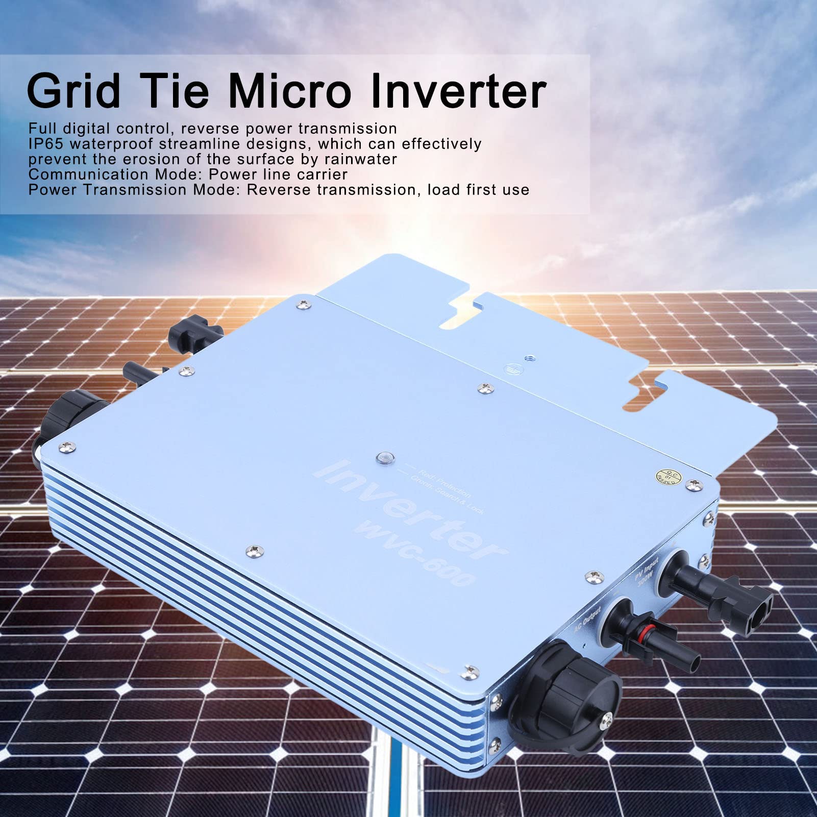 Micro-onduleur MPPT Étanche avec Identification Automatique 220V