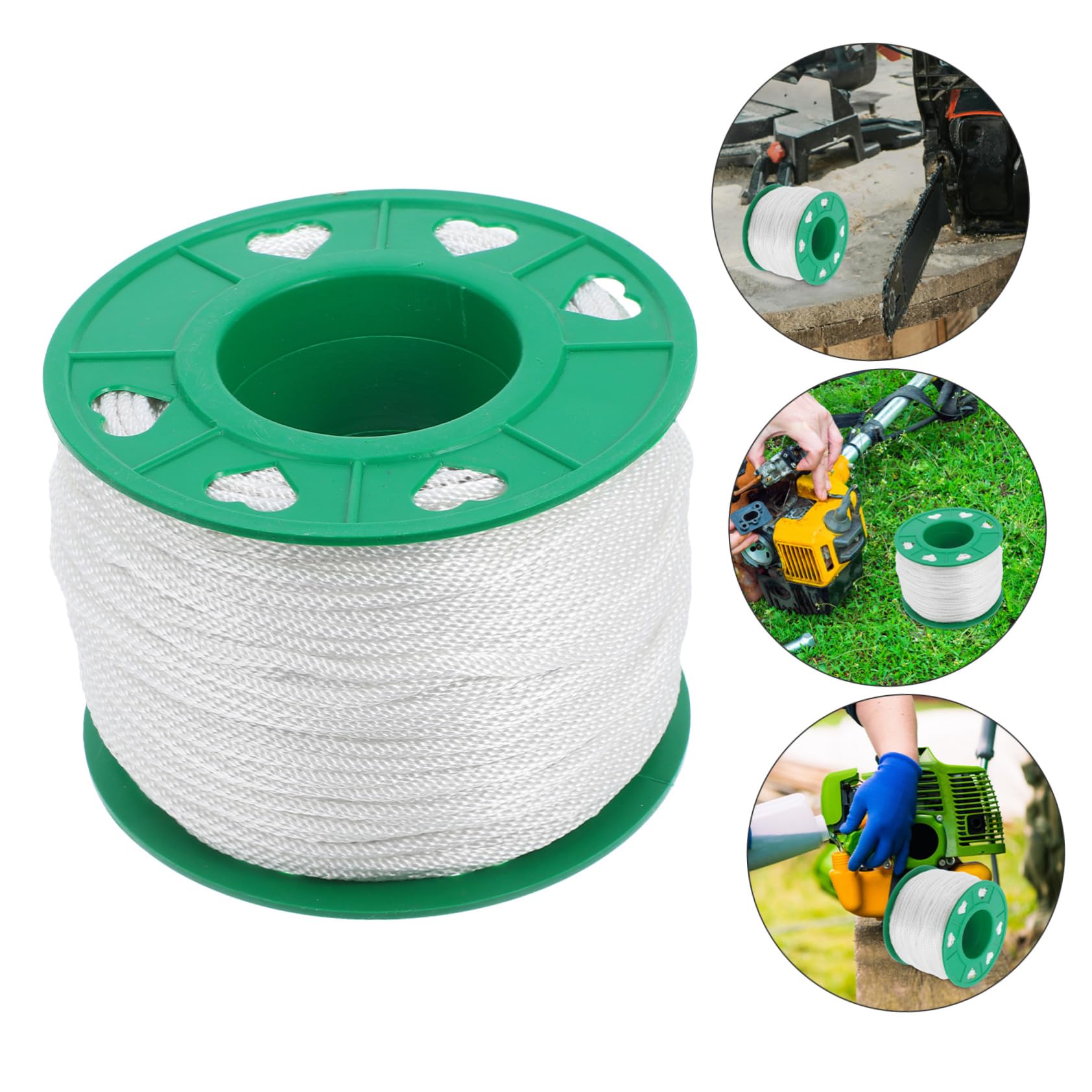 1rollo Cuerda De Arranque para Cortacésped De Cuerda De Nylon Resistente para Arranque De Motor para Jardinería y Mantenimiento De Exteriores